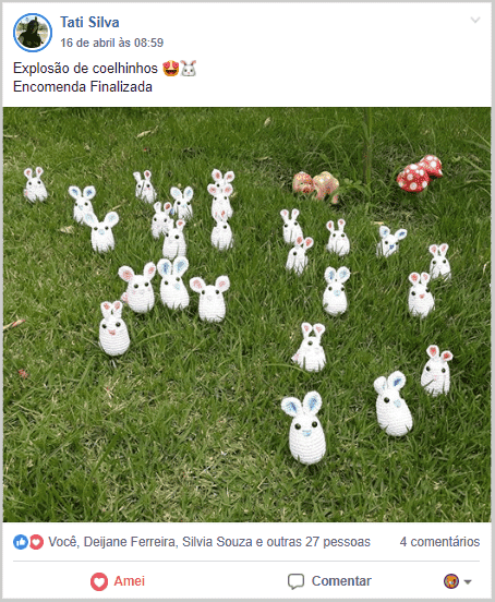 amigurumi de coelhinhos